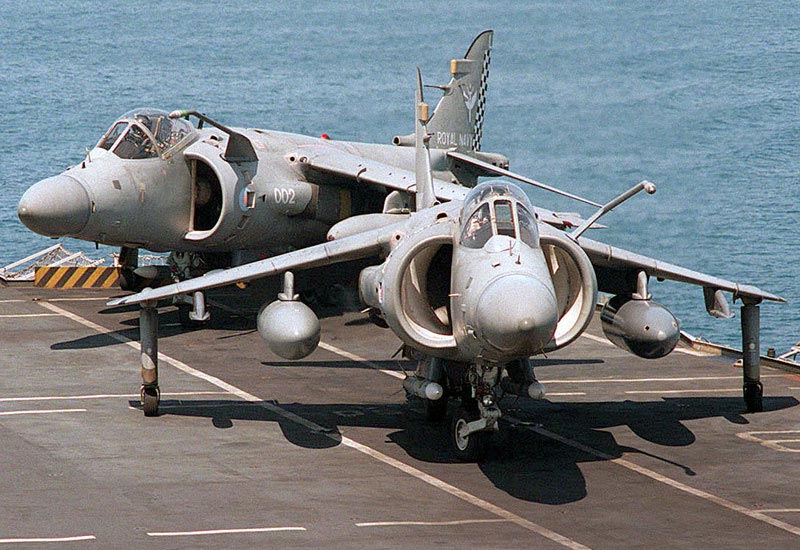 BAe Sea Harrier - BAe Sea Harrier Carrierborne VSTOL Strike Fighter Aircraft