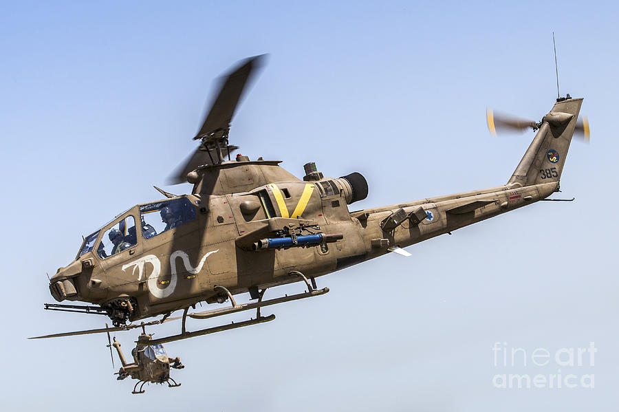 Bell AH-1 Cobra - Bell AH-1 Cobra helicopter #1 Photograph by Nir Ben-Yosef - Fine Art