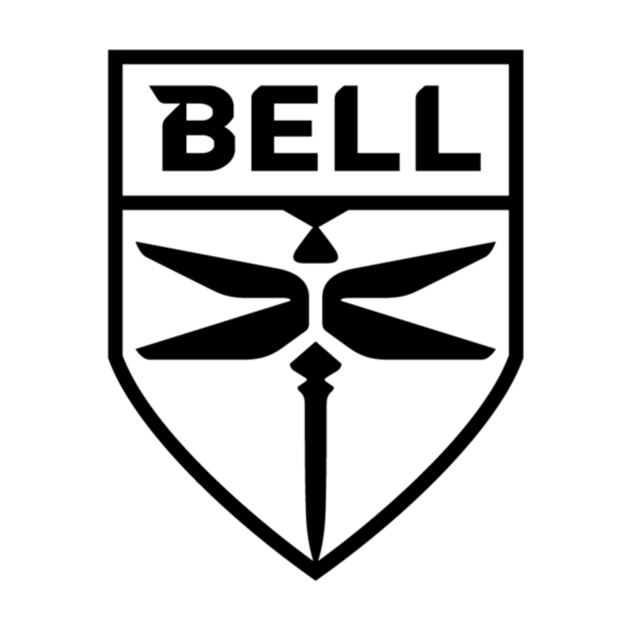 Black Bell badge logo on a white background.