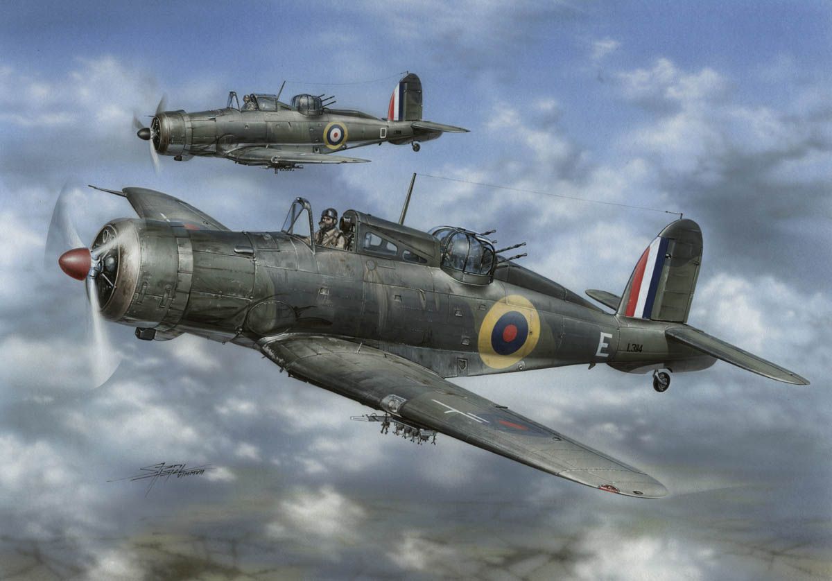Blackburn Roc - Blackburn Roc Mk I by Stan Hajek Aircraft, Vintage aircraft, Aviation art