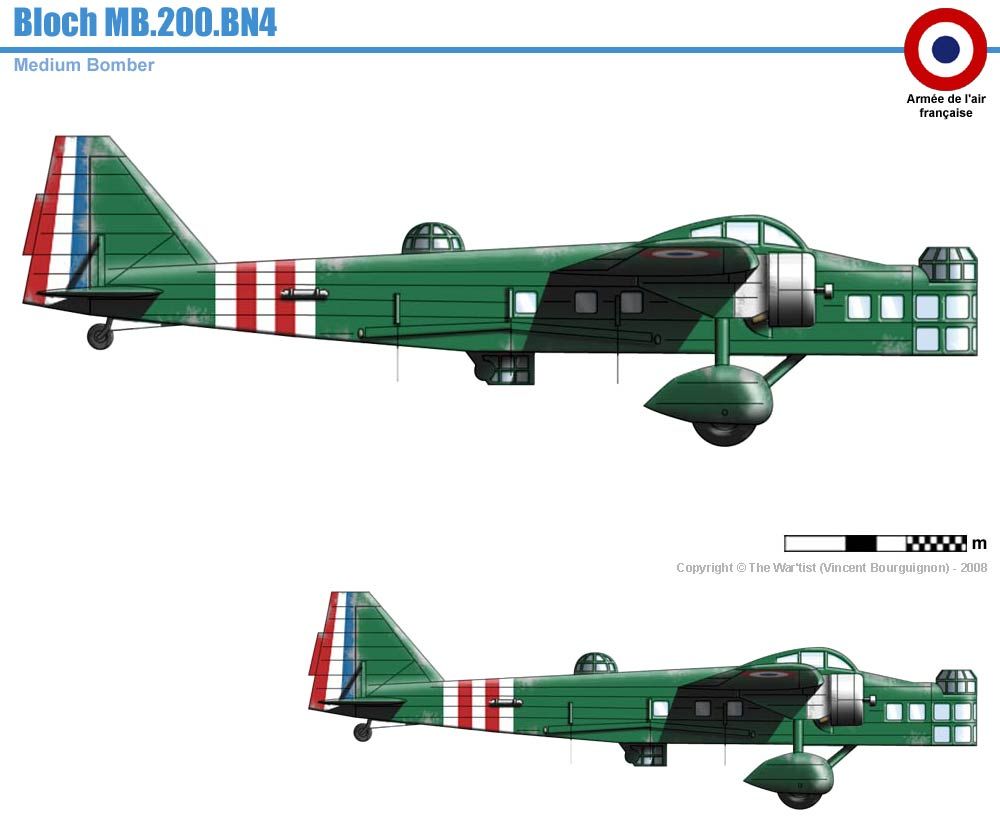 Bloch MB.200 - Bloch MB-200.BN4 Aircraft design, Vintage aircraft, Wwii plane