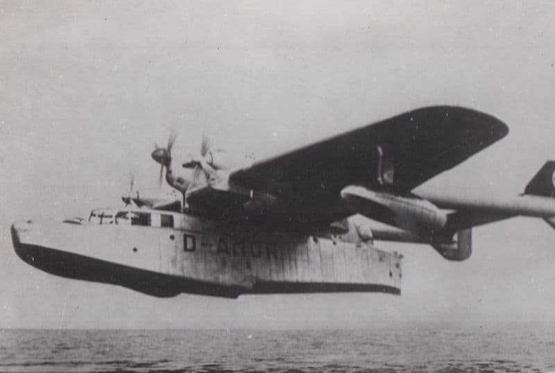 Blohm & Voss BV 138 - Blohm & Voss BV 138 WW2 German Bomber Military Plane Aircraft Postcard