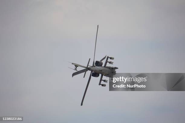 Boeing AH-64 Apache - 81 A Hellenic Army Aviation Ah 64 Apache Stock Photos, High-Res