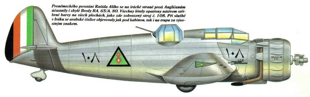 Breda Ba.65 - Italian Breda BA 65 in Iraq - pin by Paolo Marzioli Aerei militari