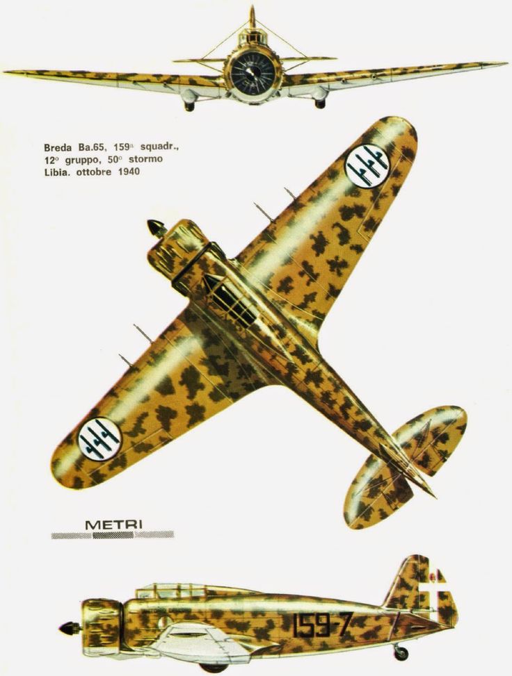 Breda Ba.65 - RAI Breda Ba.65 Aircraft, Wwii aircraft, Wwii plane