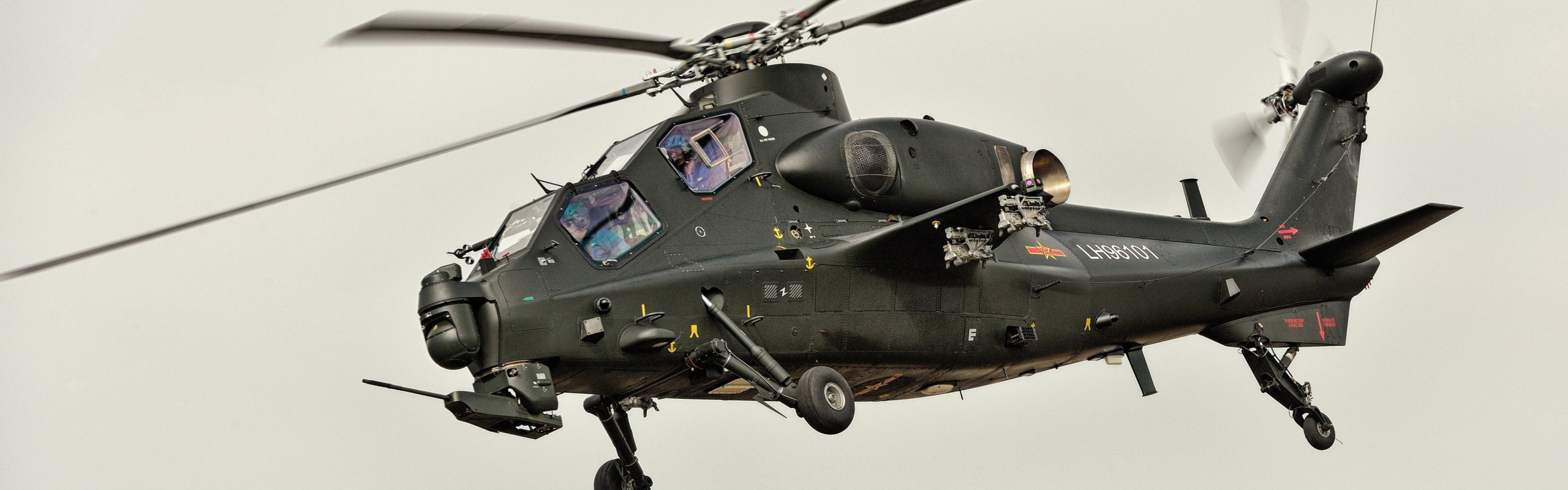 CAIC Z-10 - Download wallpaper red star, attack helicopter, China Air Force, CAIC Z
