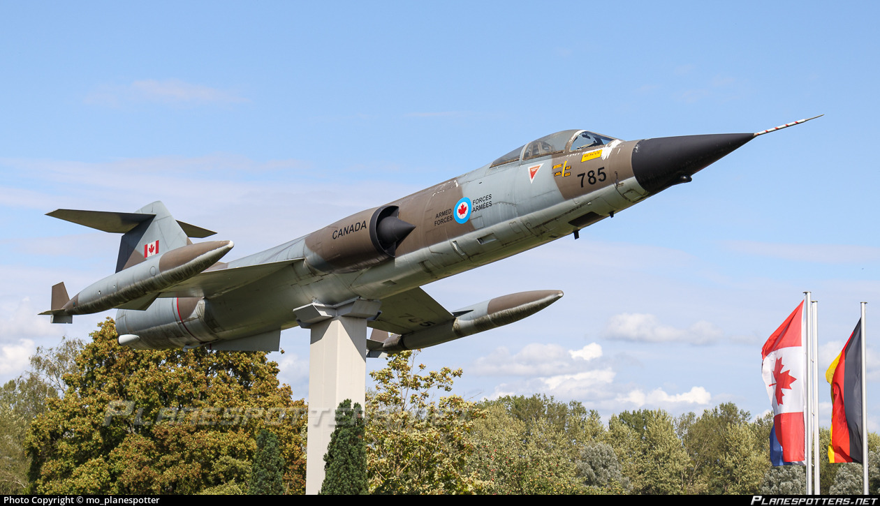 Canadair CF-104 Starfighter - 104785 Canadian Armed Forces Canadair CF-104 Starfighter Photo by mo