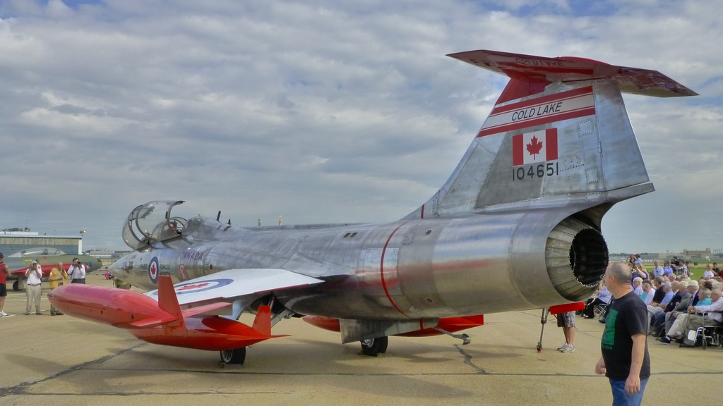 Canadair CF-104 Starfighter - Alberta Aviation Museum Unveils Their Canadair CF-104 Starfighter