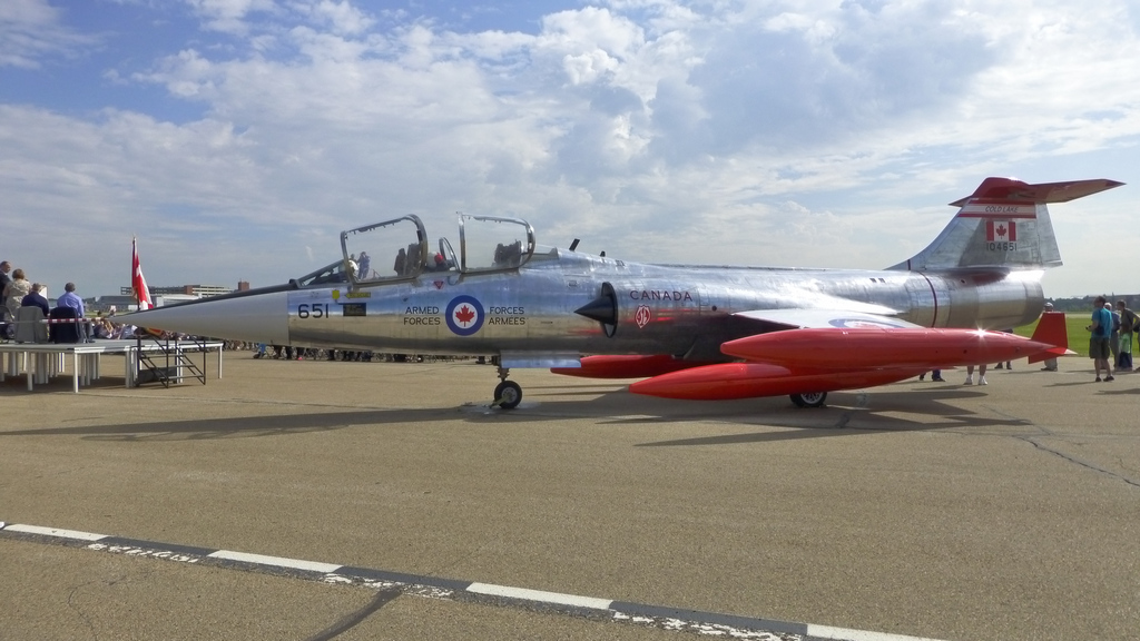 Canadair CF-104 Starfighter - Alberta Aviation Museum Unveils Their Canadair CF-104 Starfighter