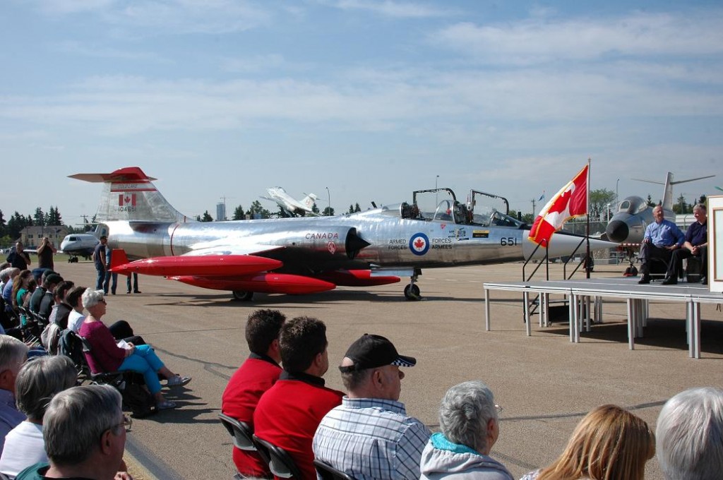 Canadair CF-104 Starfighter - Alberta Aviation Museum Unveils Their Canadair CF-104 Starfighter Restoration