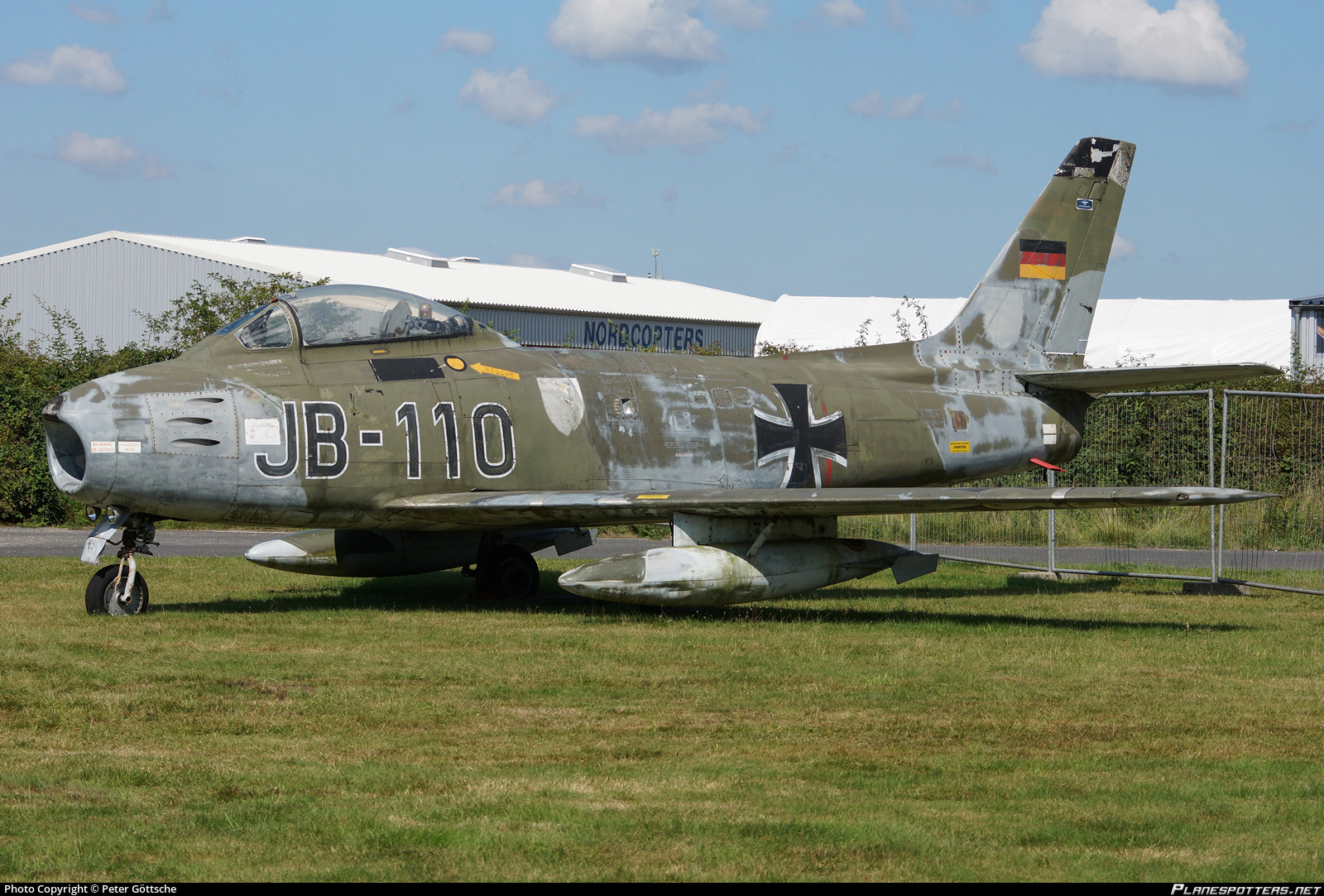 Canadair CL-13 Sabre - JB-110 Luftwaffe (German Air Force) Canadair CL-13 Sabre VI Photo by