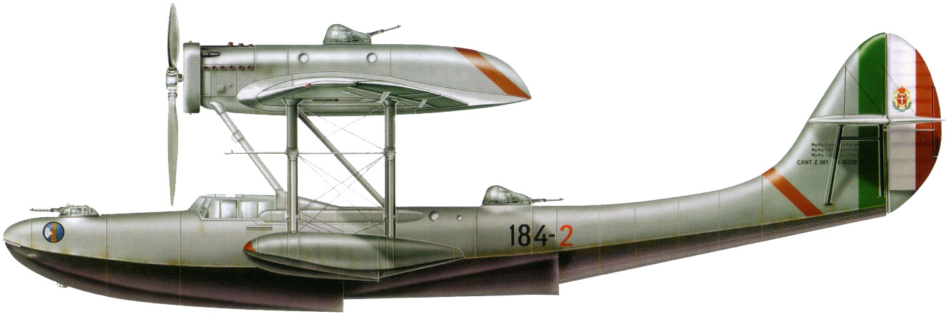 Cant Z.501 Gabbiano - CANT Z.501 "Gabbiano" I Serie 12 Idro - Aircraft - War Thunder