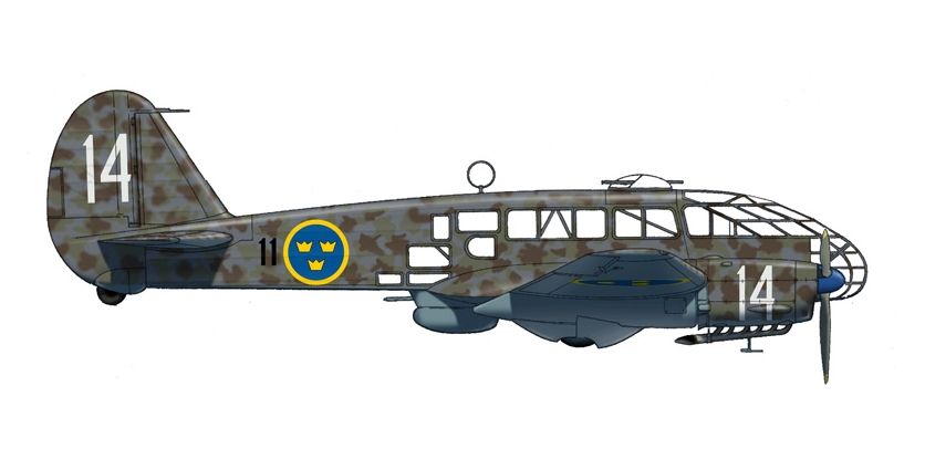Caproni Ca.313 - B-16 (Caproni Ca.313) Wwii aircraft, Swedish air force, Fighter jets