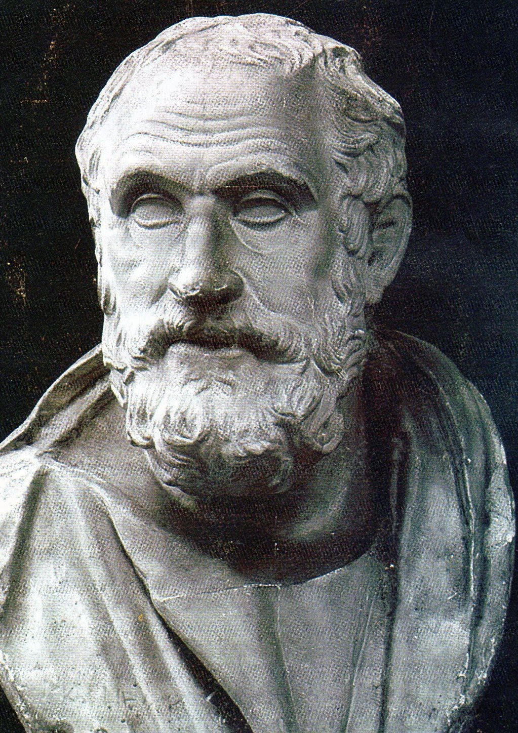 Cast of the lost Athens statue of Carneades