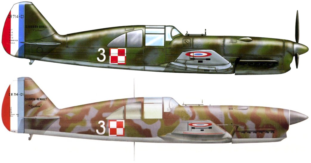 Caudron C.714 Cyclone - Caudron C.714 "Cyclone", Истребитель Энциклопедия военной техники