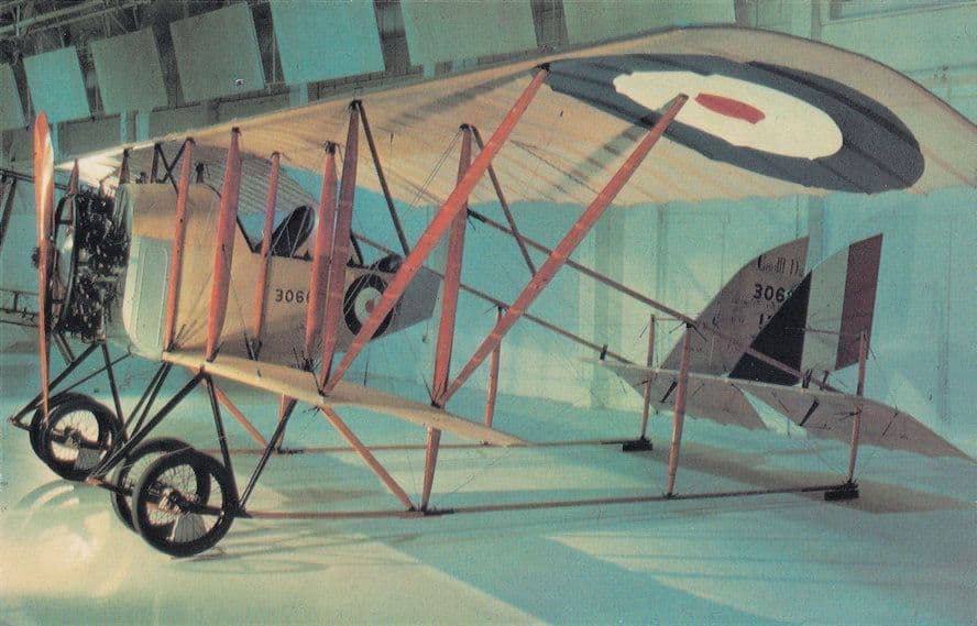 Caudron G.3 - Caudron G 3 French RAF Museum Aircraft 1970s Postcard