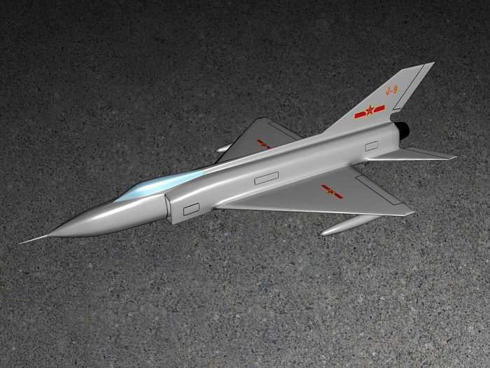 Chengdu J-9 - 3d model preview Chengdu J-9 Chinese Interceptor Aircraft 3d model 3ds Max files free download - CadNav