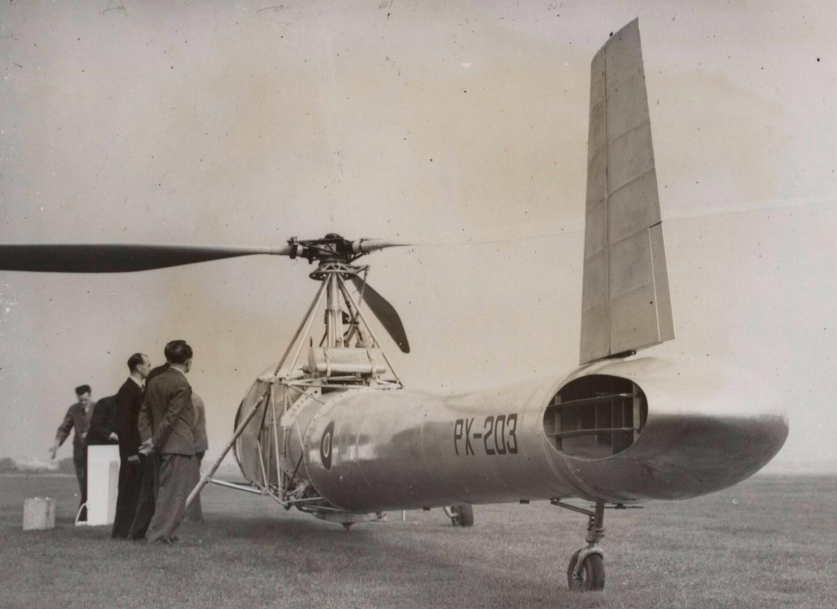 Cierva W.9 - 1946 CIERVA W-9 Jet Helicopter Press Photo eBay