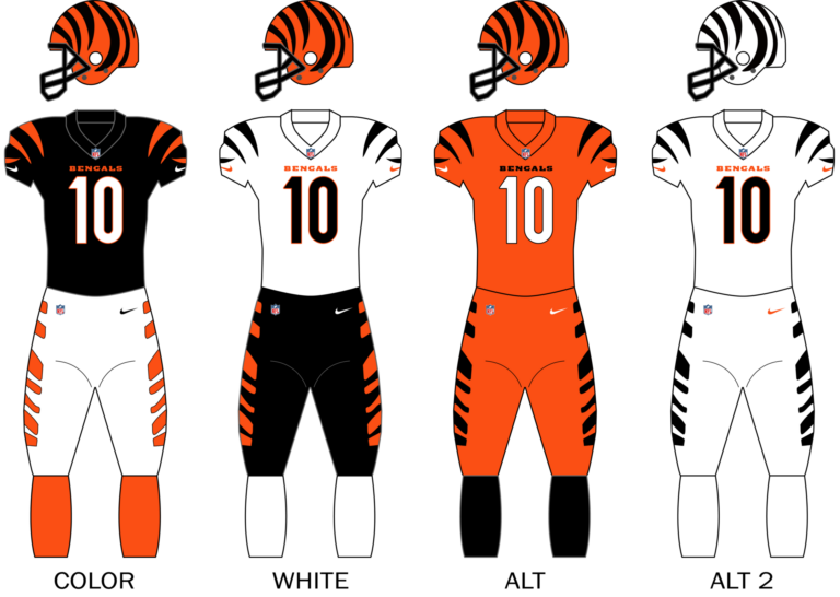 Cincinnati Bengals uniform graphic