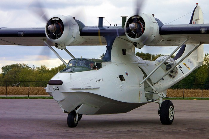 Consolidated Canso amphibian patrol aircraft side view