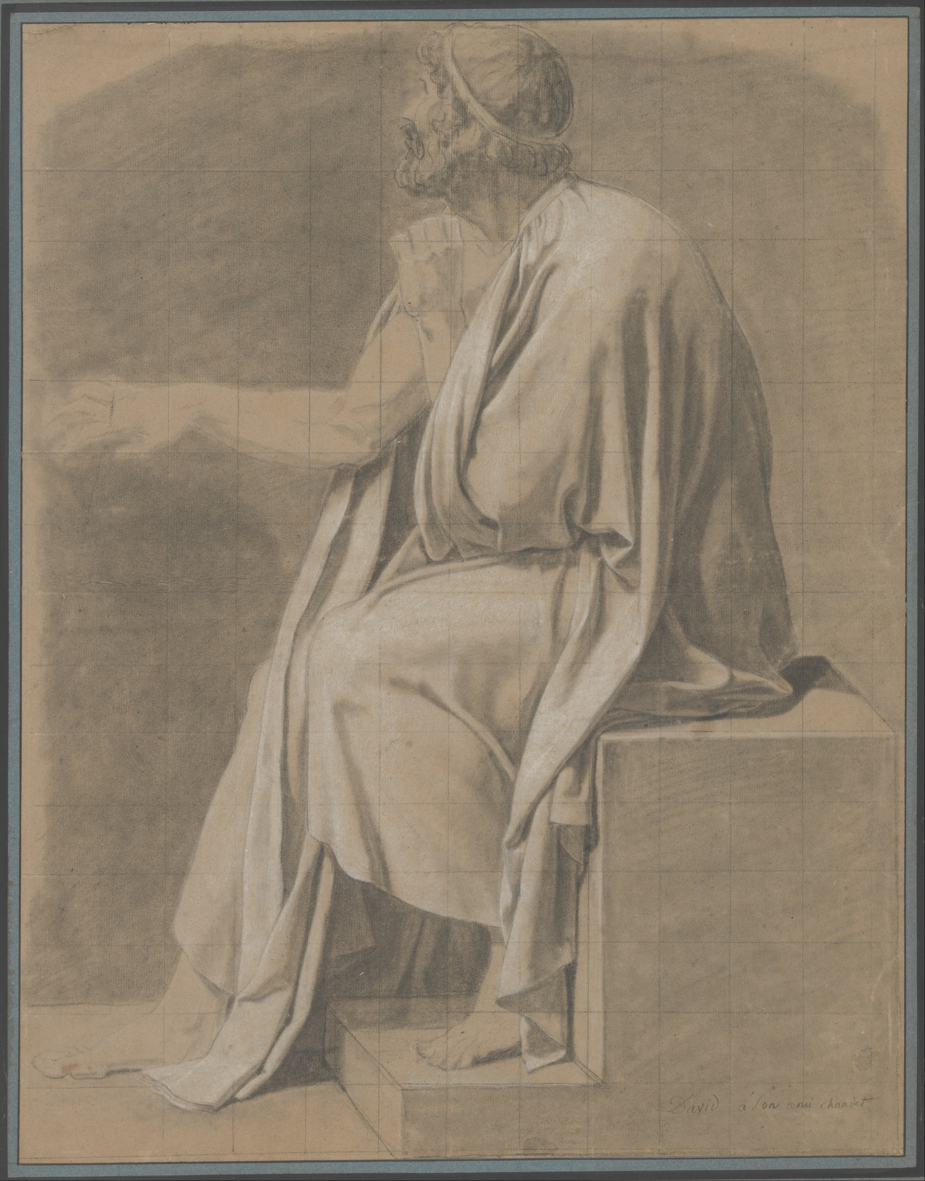 Crito by Jacques-Louis David