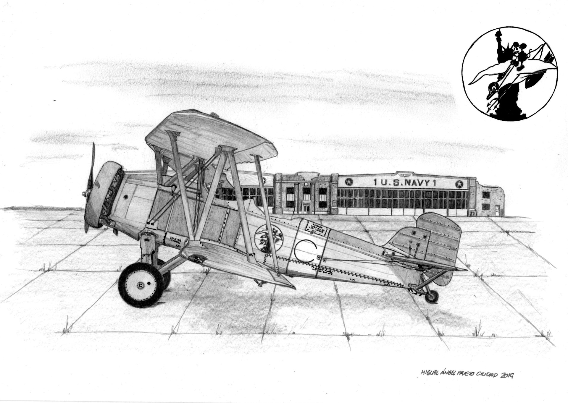 Curtiss F8C Falcon - Miguel ?ngel Prieto Ciudad - CURTISS FALCON O2C-1 HELLDIVER (F8C-5