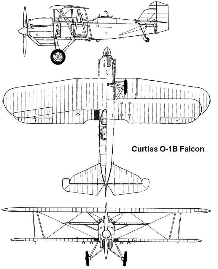 Curtiss F8C Falcon - Curtiss Falcon O-1B and F8C-1 Fighter Planes