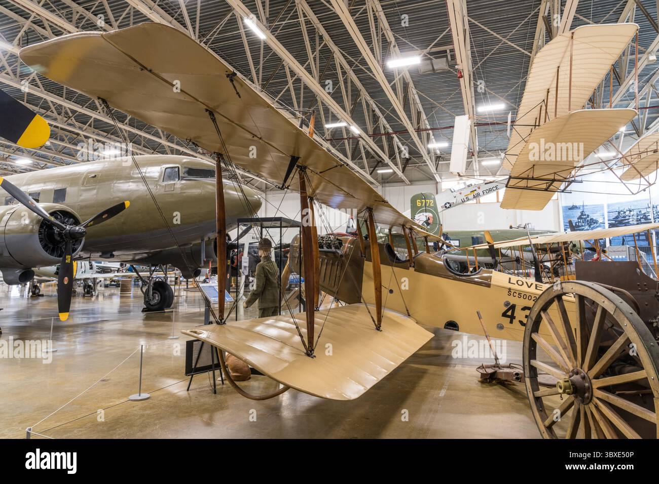 Curtiss JN-4 “Jenny” - June 1, 2021, Hill Air Force Base, Utah, United States: A Curtiss JN-4