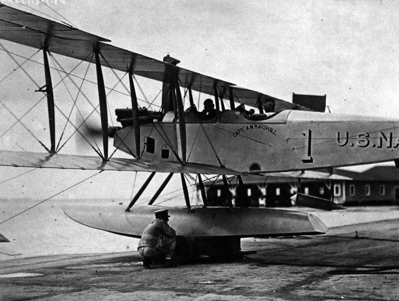 Curtiss N-9 - 80-G-1367: Curtiss N-9 training plane, January 1924