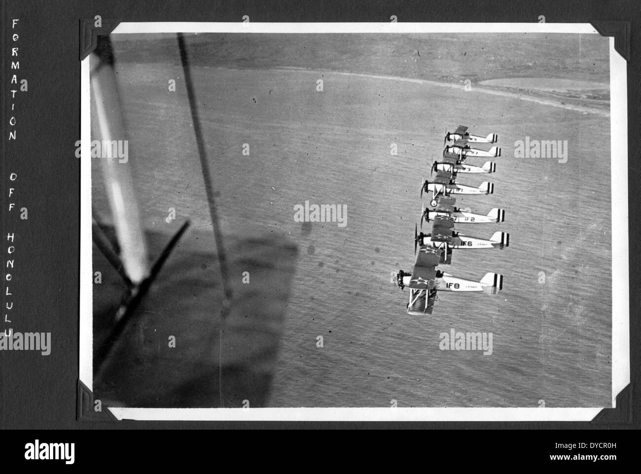 Curtiss TS-1 - This photo shows a Curtiss TS-1 aircraft from VF-1 flying off the USS