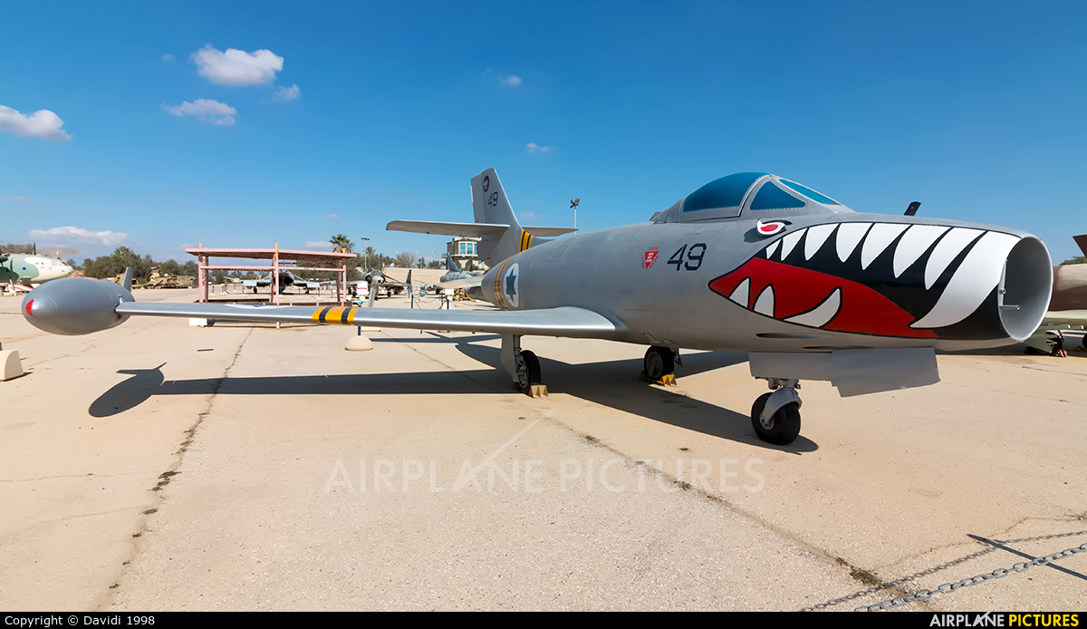 Dassault Ouragan - Photo of Israel - Defence Force Dassault Ouragan (49) by Davidi V