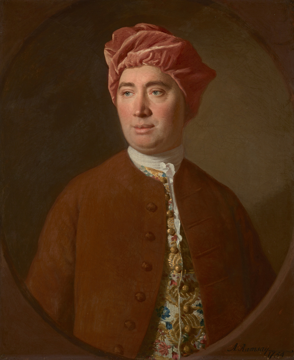 David Hume by Allan Ramsay, 1754