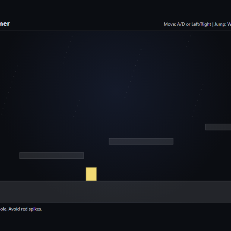 Mini Platform gameplay screenshot