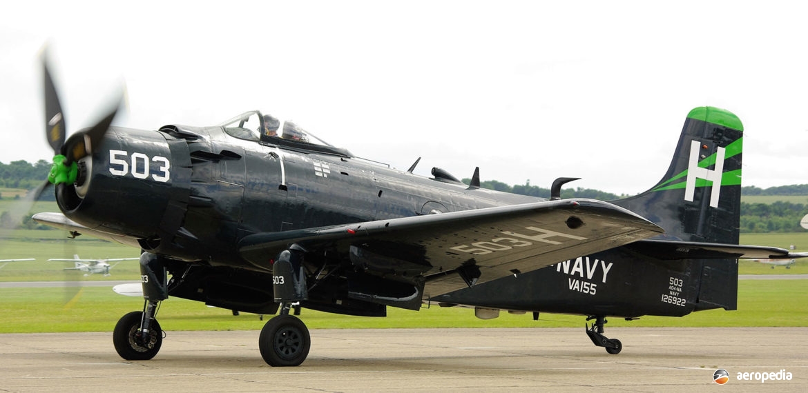 Douglas AD Skyraider - Douglas AD Skyraider - Aeropedia The Encyclopedia of Aircraft