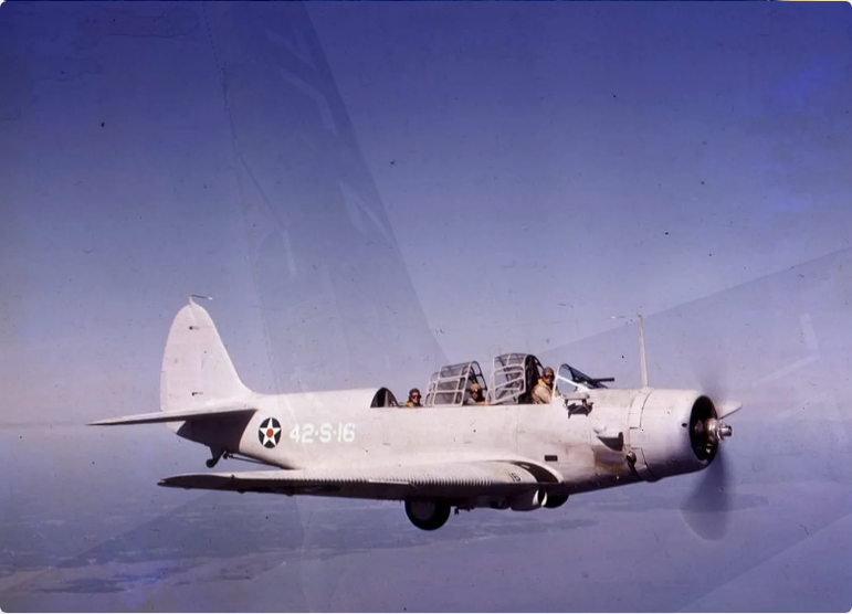 Douglas TBD Devastator - 1picturedinflightovertheVirginiacountrysideThisparticularaircraftmadeitsmaidenflighton15April1935
