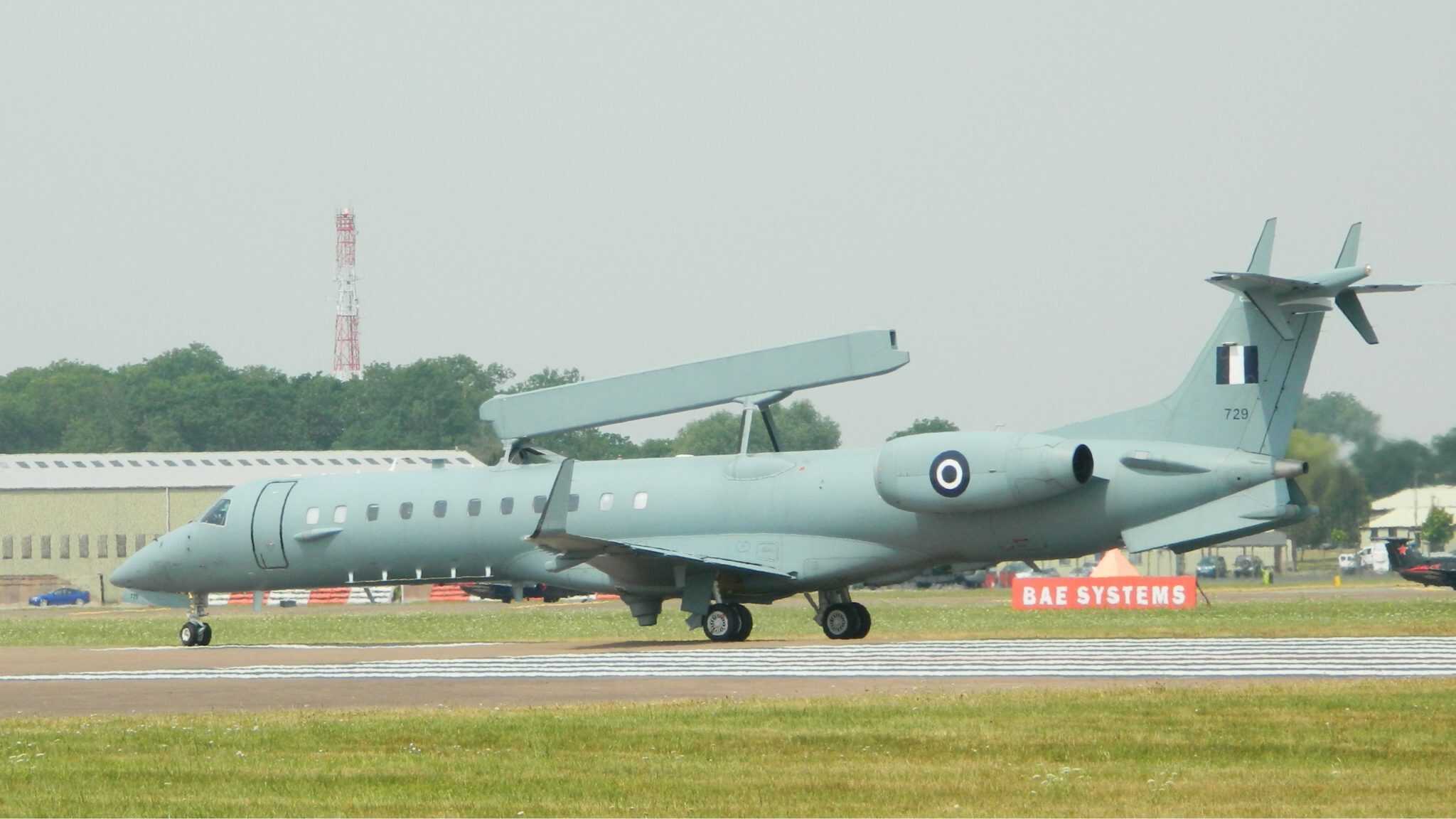 Embraer EMB-145 AEW&C Netra - Hellenic Air Force Embraer EMB-145 AEW. Embraer R-99 (EMB 145 AEW) ? History, Technical Data & Photos ? AeroCorner