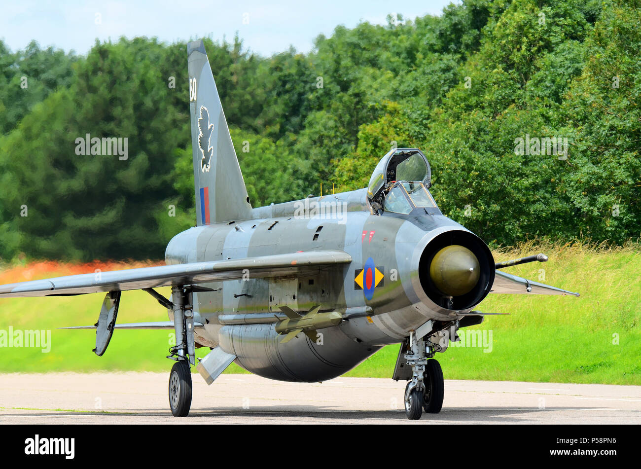 English Electric Lightning - English Electric Lightning jet plane fighter. Demobilised RAF Royal Air