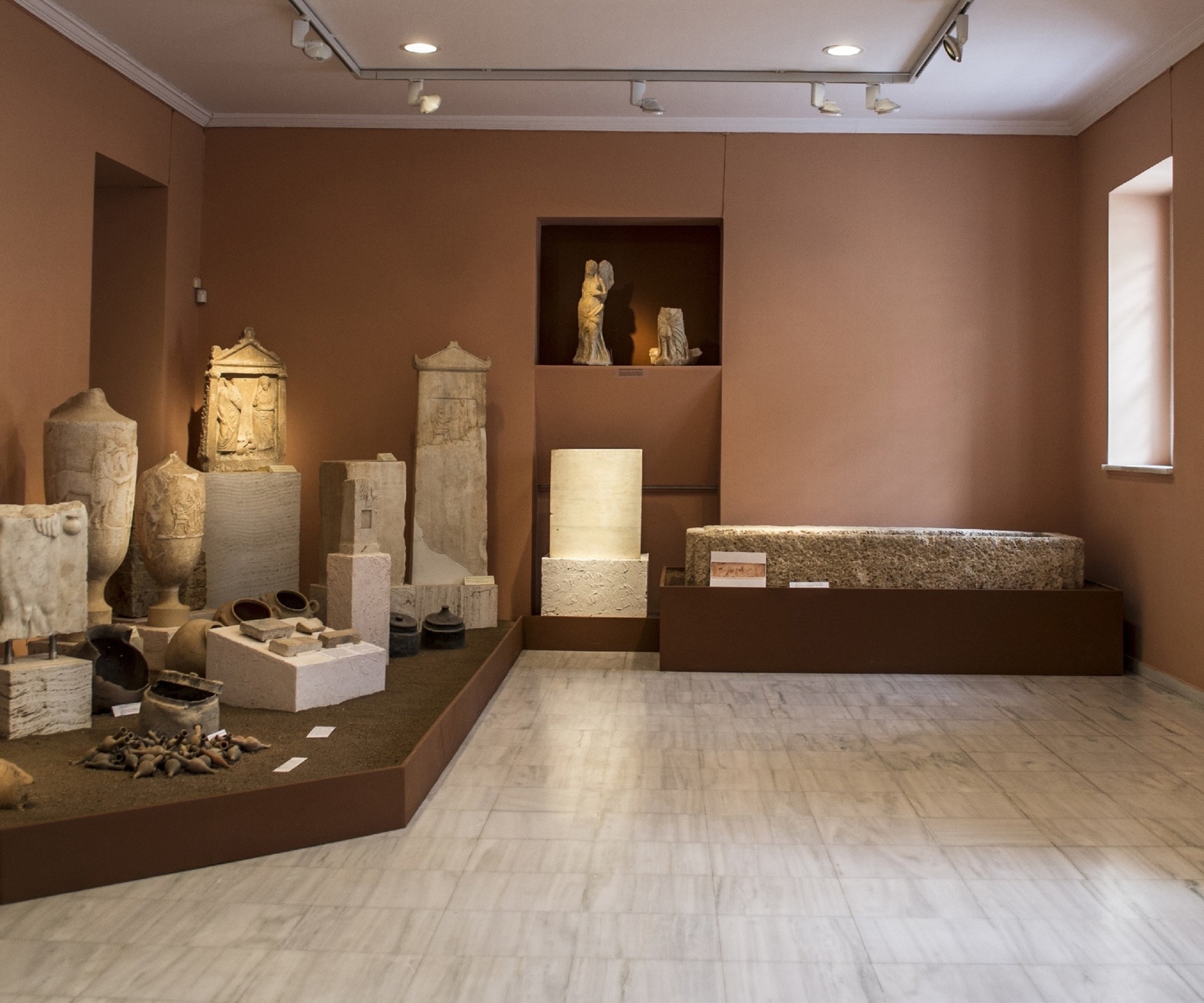Megara museum stelae room