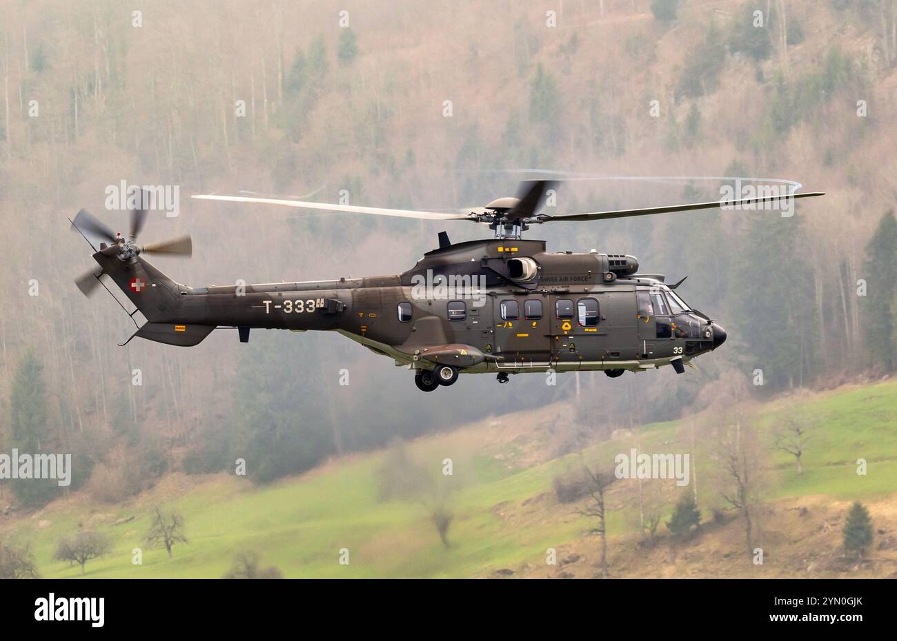 Eurocopter AS532 Cougar - Airbus-Eurocopter AS532 Cougar helicopter of the Swiss Air Arms in
