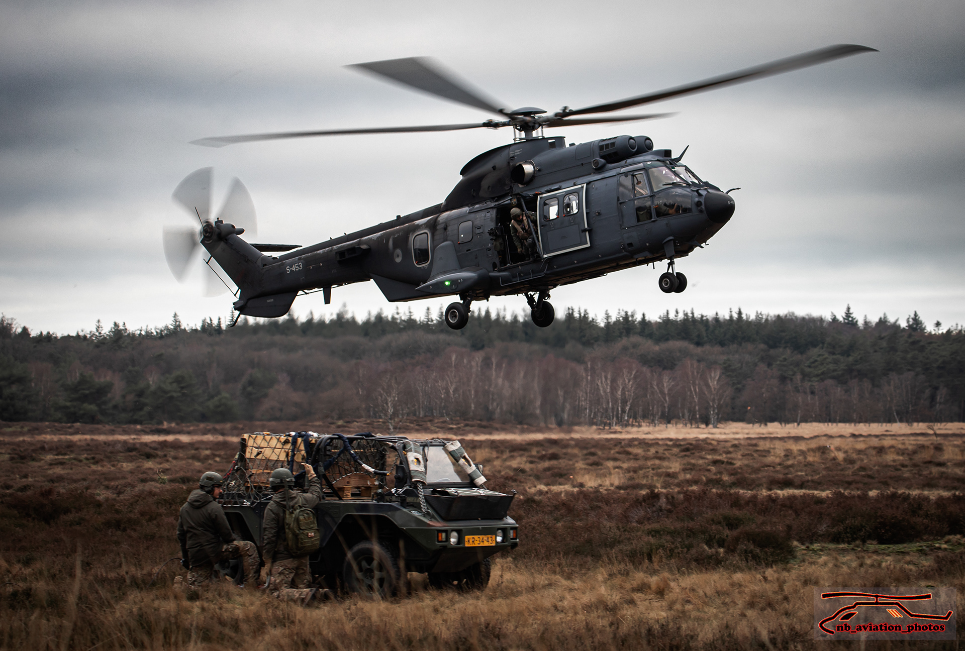 Eurocopter AS532 Cougar - Nick Boersma (Aviation Photos) - Eurocopter AS532 Cougar (300 SQN)