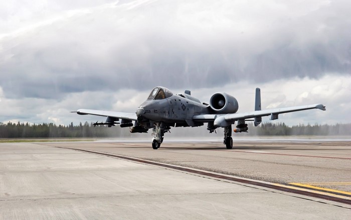 Fairchild Republic A-10 Thunderbolt II - Fairchild Republic A-10 Thunderbolt II on Runway