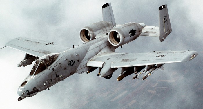 Fairchild Republic A-10 Thunderbolt II - Fairchild Republic A-10 Thunderbolt II in flight