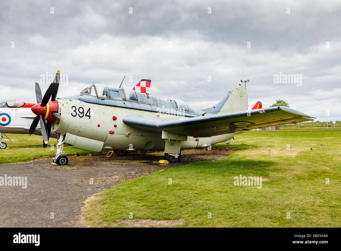 Fairey Gannet - Vintage Fairey Gannet, a British carrier-based twin prop aircraft on