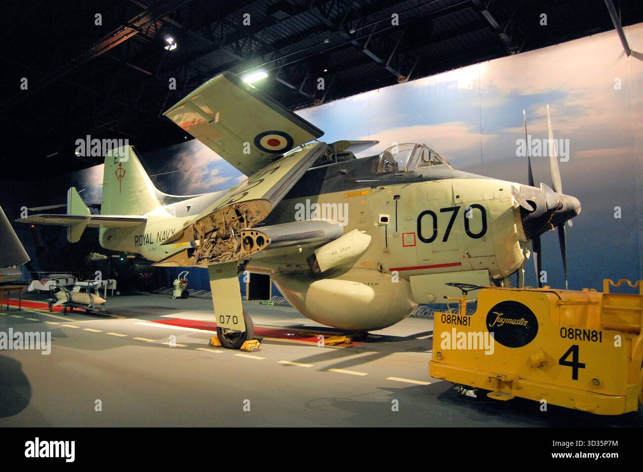 Fairey Gannet - Rare Fairey Gannet AEW.3 airborne early warning aircraft in aircraft