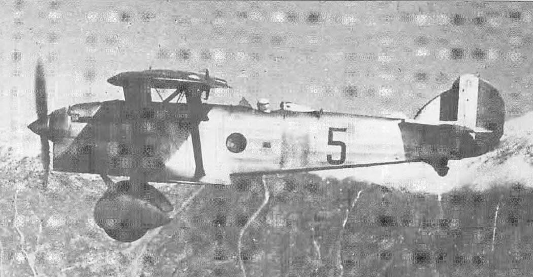 Fiat CR.30 biplane fighter service photograph