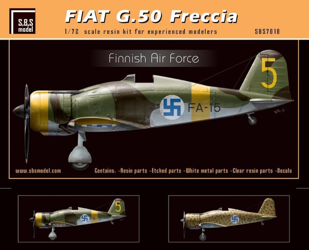 Fiat G.50 Freccia - SBS SBS7018 Fiat G.50 Freccia 'Finnish Air Force'