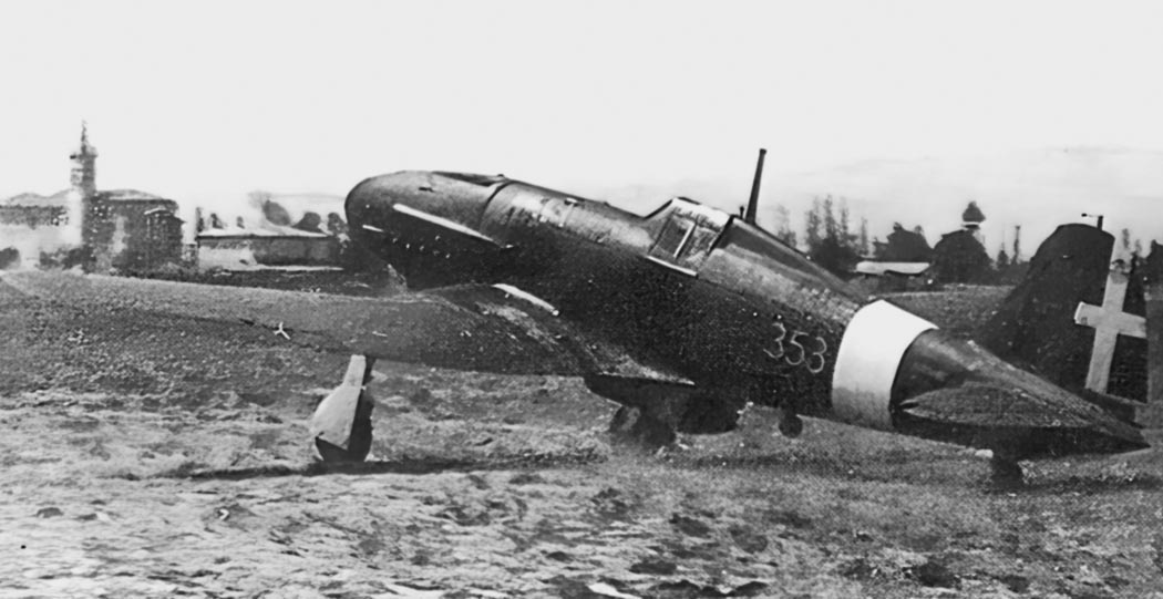 Fiat G.55 Centauro service aircraft on the ground