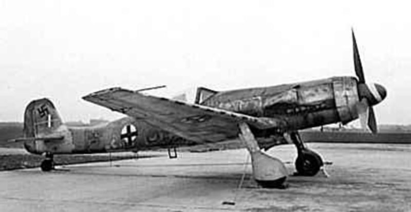Focke-Wulf Ta 152H aircraft on airfield