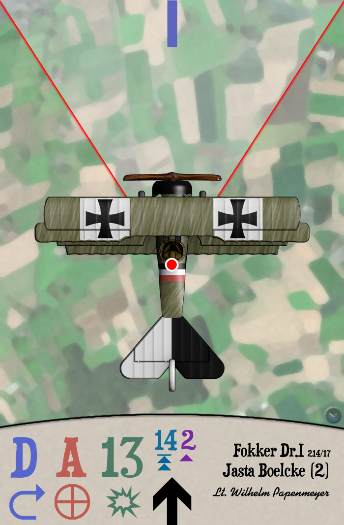 Fokker Dr.I - Wilhelm Papenmeyer Fokker Dr.I - Reduced Aircraft Factory