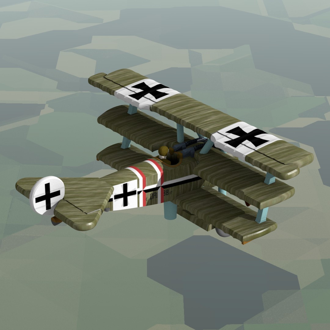 Fokker Dr.I - Reinhold Prei? Fokker Dr.I - Reduced Aircraft Factory